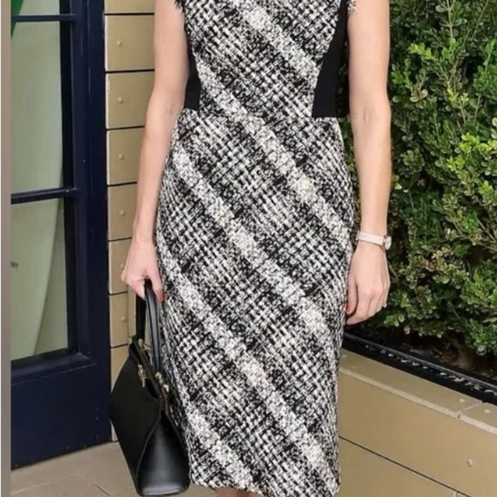 Tory Burch tweed midi dress size 6